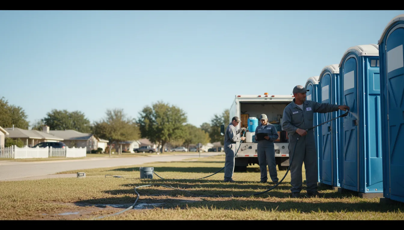 Long-Term Portable Toilet Rental in Clarence, IA near me